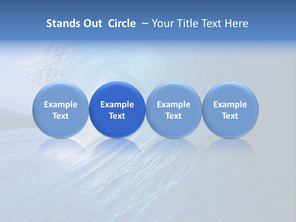 Power Landscape Barrel PowerPoint Template
