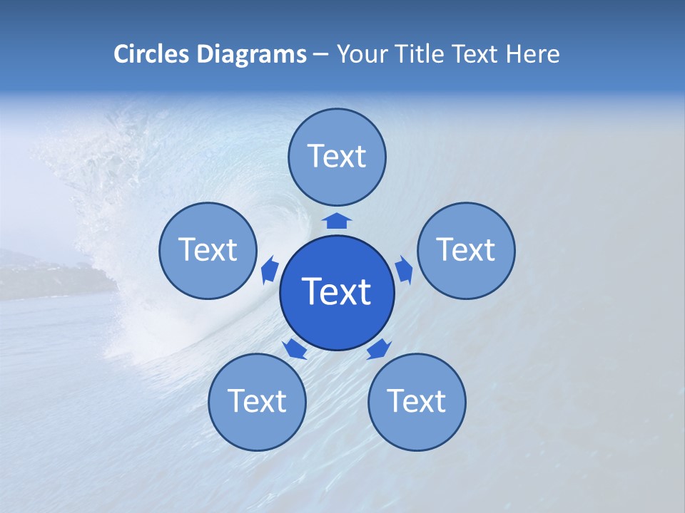 Power Landscape Barrel PowerPoint Template
