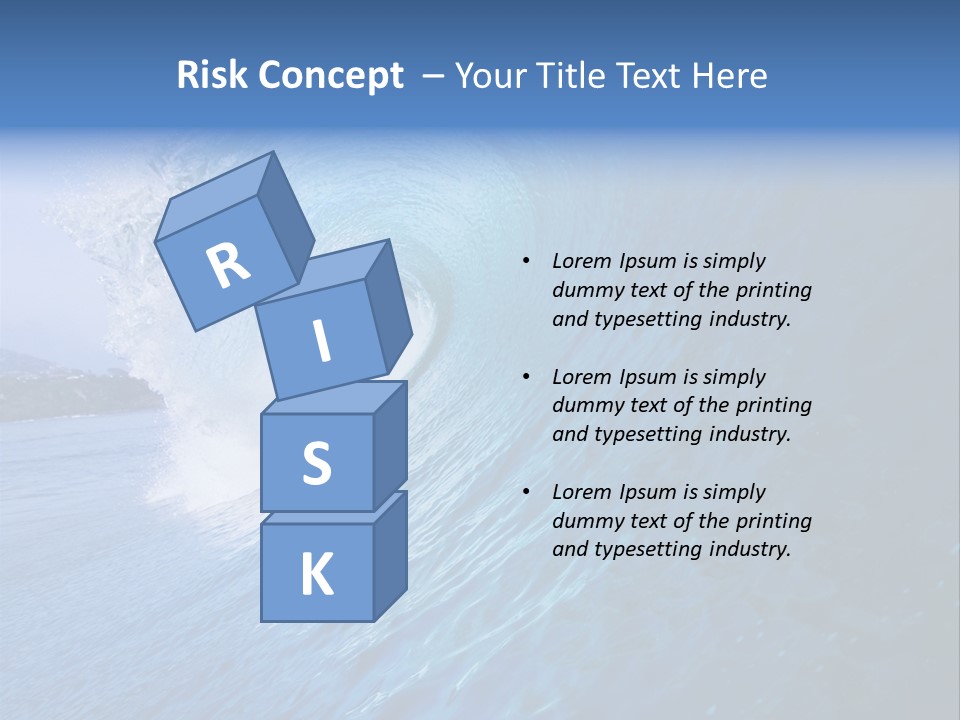 Power Landscape Barrel PowerPoint Template