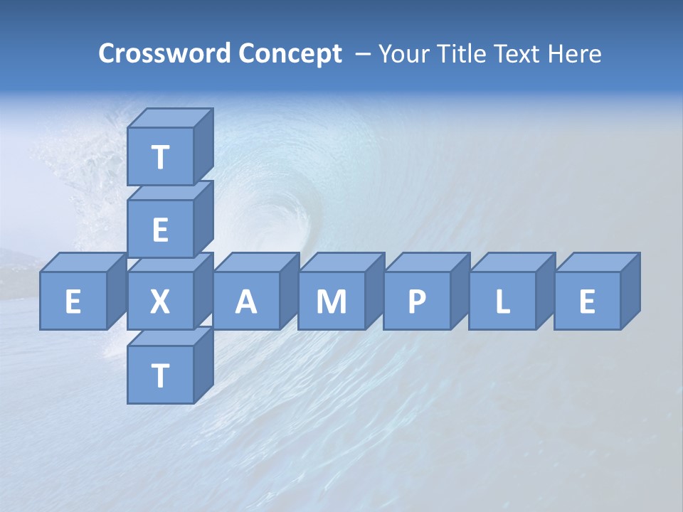 Power Landscape Barrel PowerPoint Template