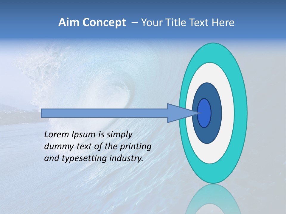Power Landscape Barrel PowerPoint Template