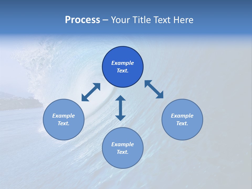 Power Landscape Barrel PowerPoint Template