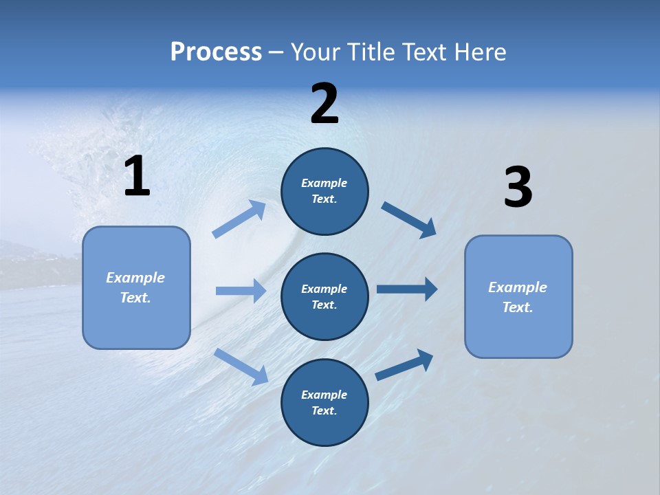 Power Landscape Barrel PowerPoint Template