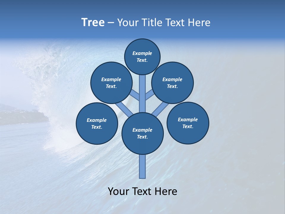 Power Landscape Barrel PowerPoint Template