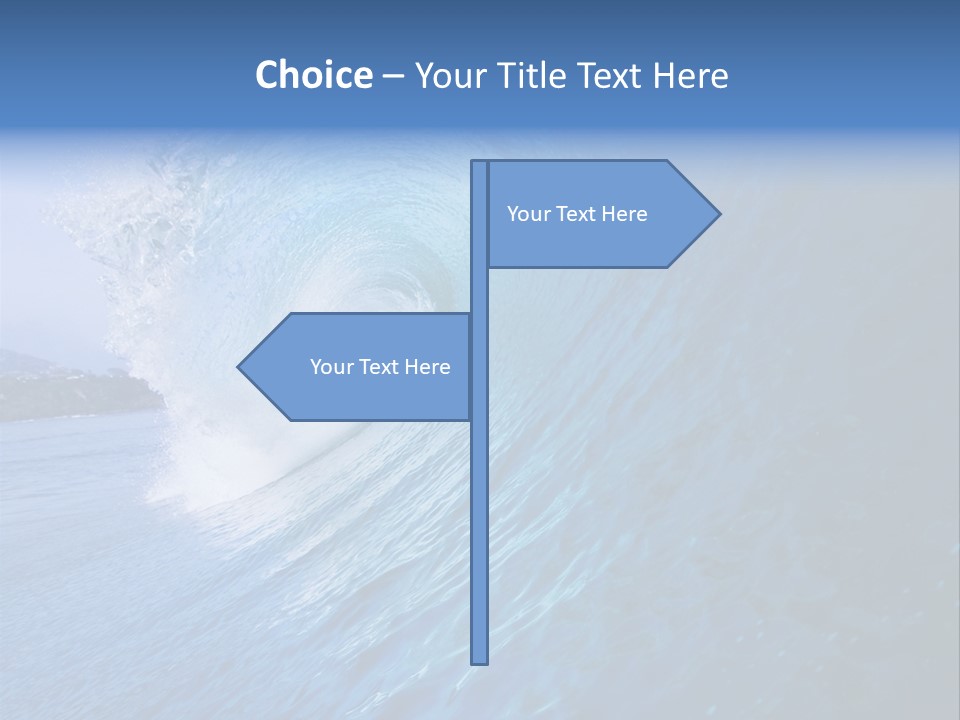 Power Landscape Barrel PowerPoint Template