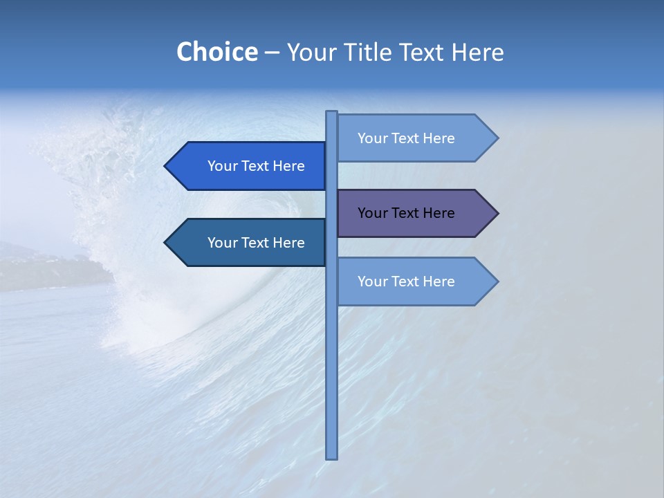 Power Landscape Barrel PowerPoint Template