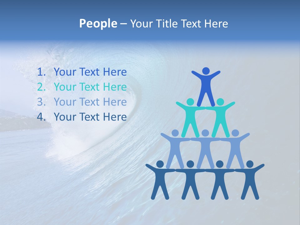 Power Landscape Barrel PowerPoint Template