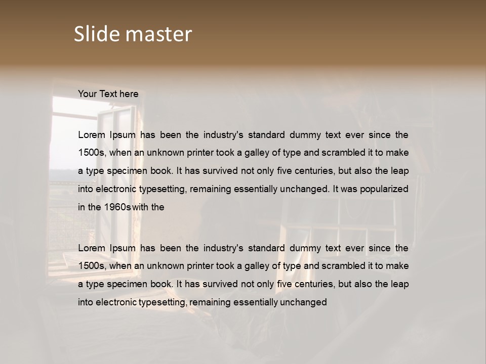 Scene Spooky Tranquil PowerPoint Template