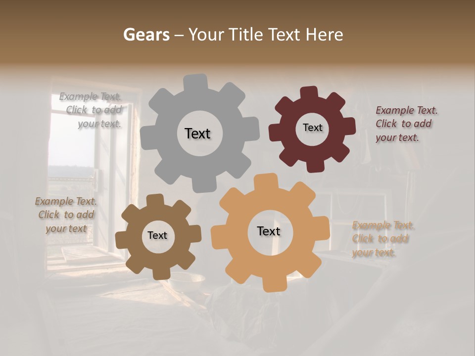 Scene Spooky Tranquil PowerPoint Template