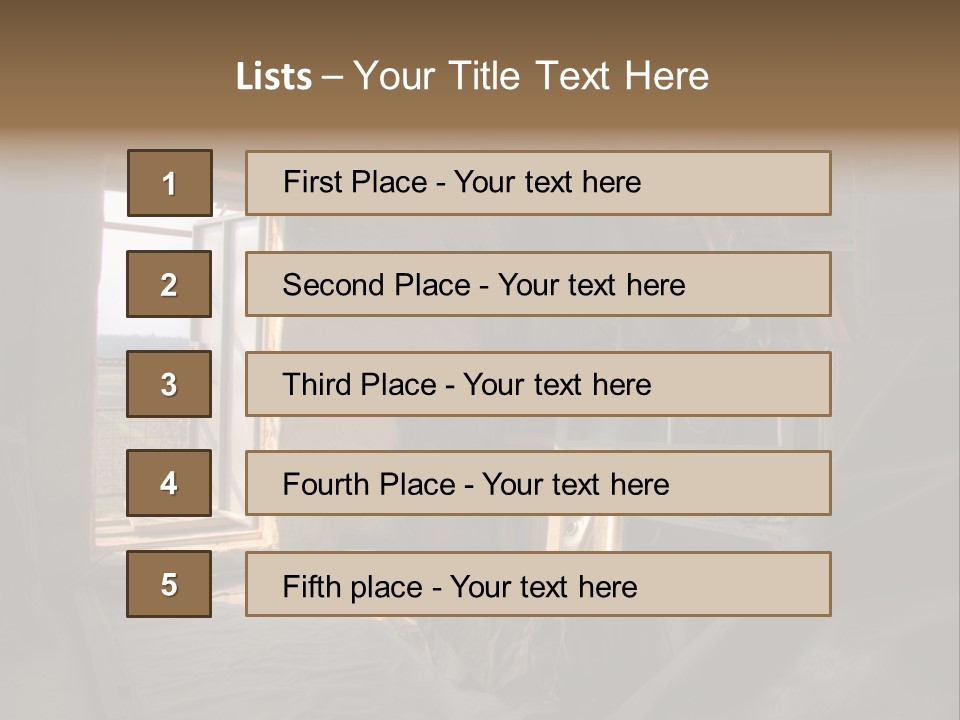 Scene Spooky Tranquil PowerPoint Template