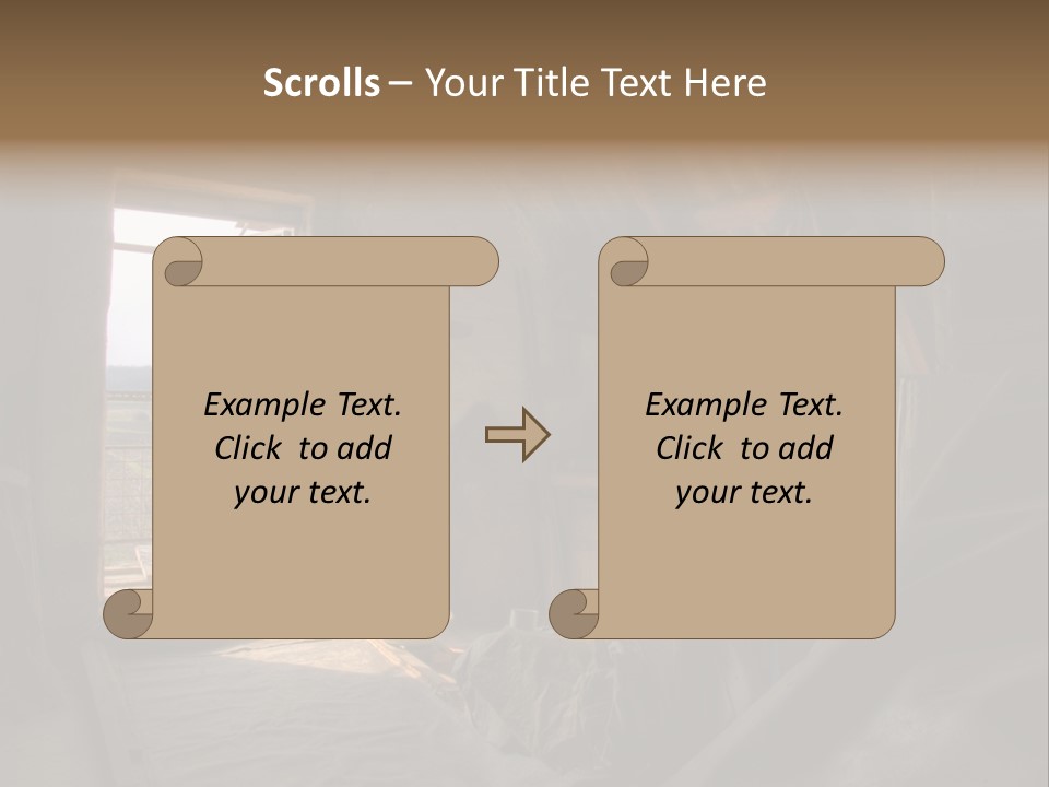 Scene Spooky Tranquil PowerPoint Template