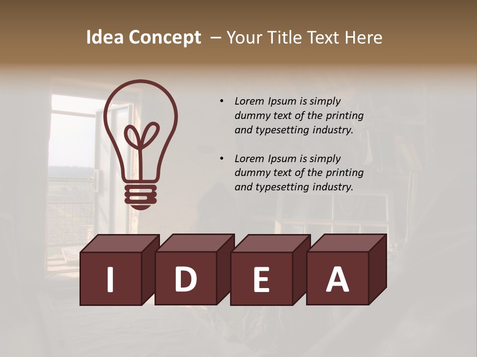 Scene Spooky Tranquil PowerPoint Template