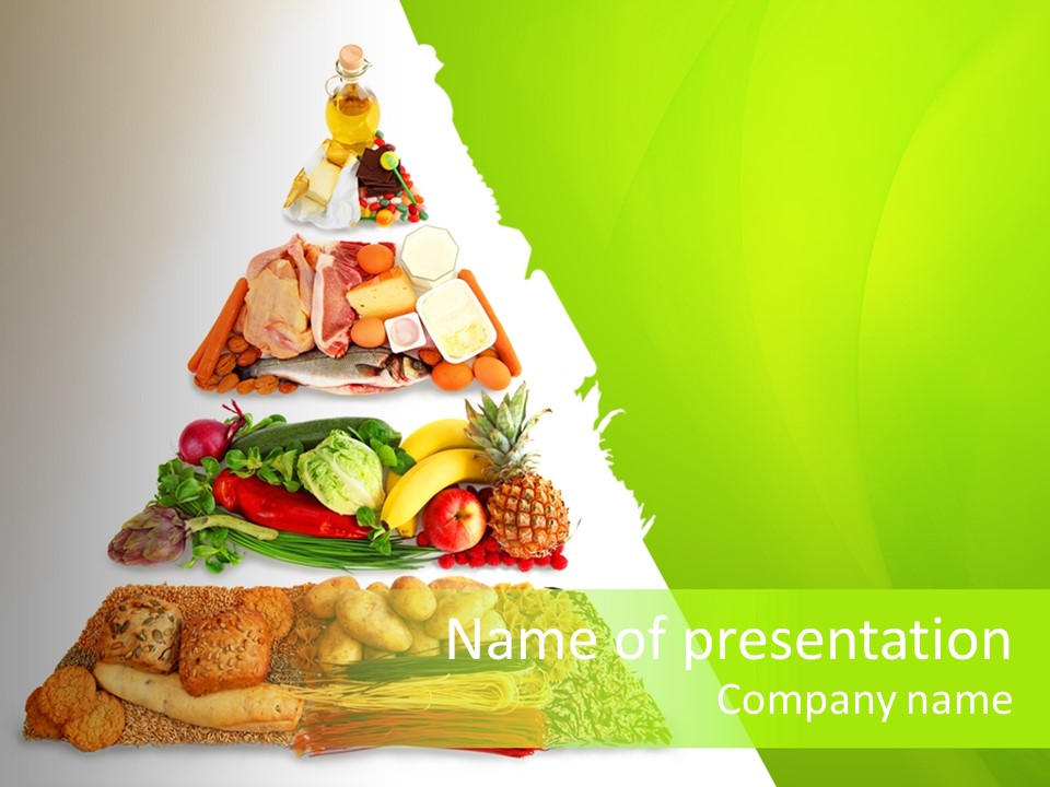 Energy Diet Background PowerPoint Template