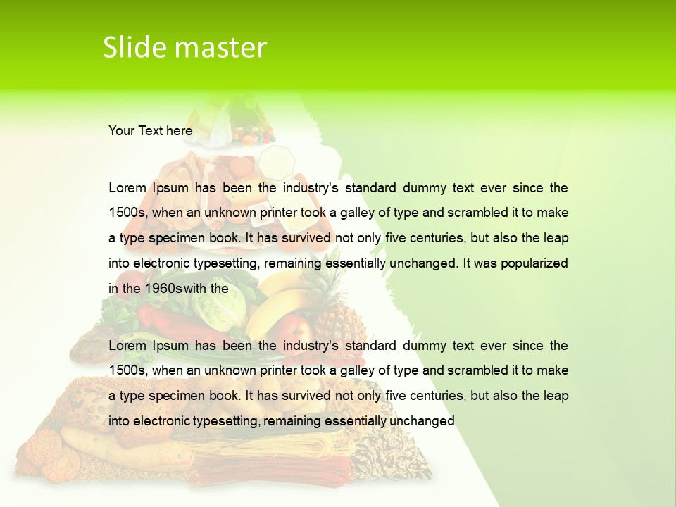 Energy Diet Background PowerPoint Template