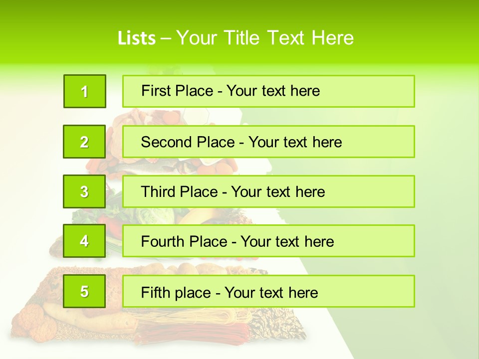 Energy Diet Background PowerPoint Template