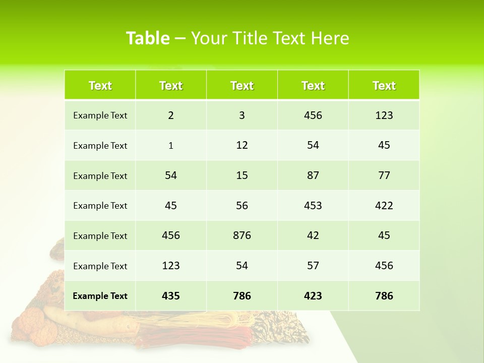 Energy Diet Background PowerPoint Template