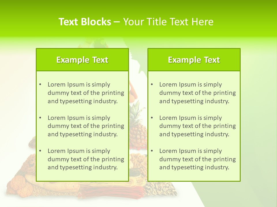Energy Diet Background PowerPoint Template