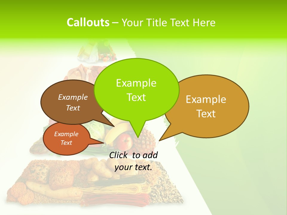Energy Diet Background PowerPoint Template