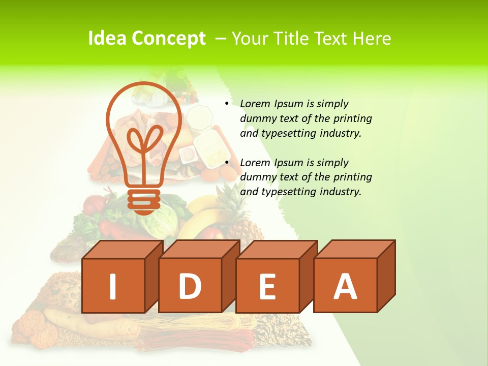 Energy Diet Background PowerPoint Template