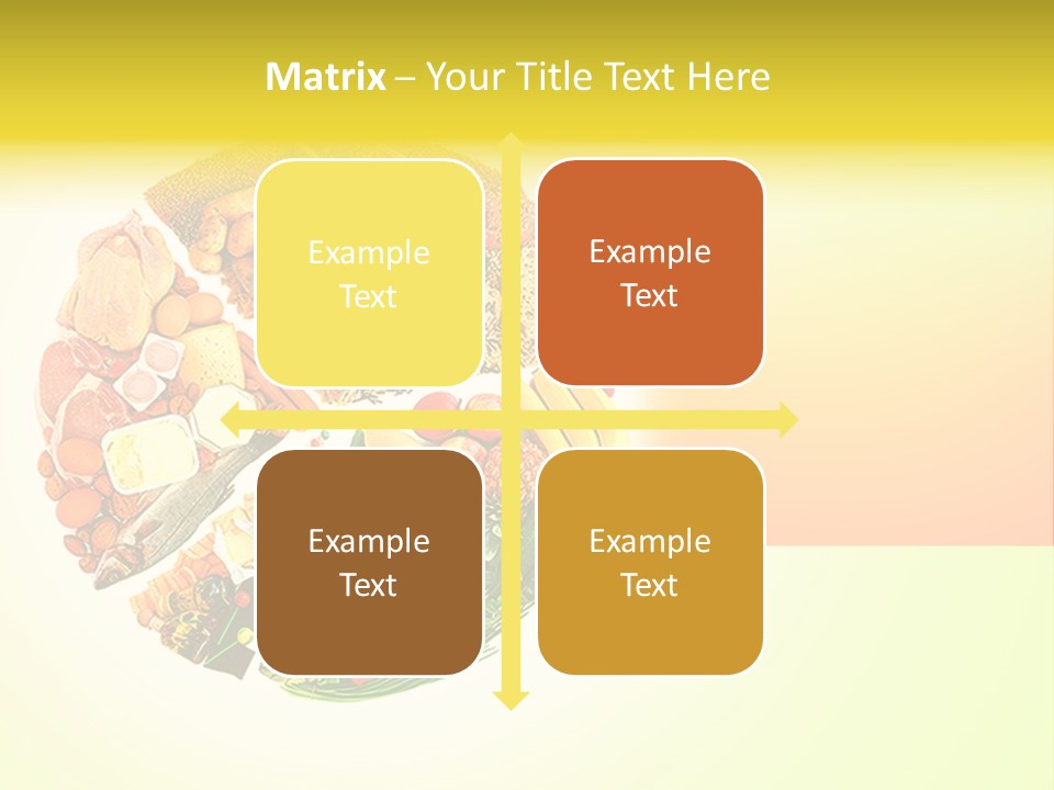 Diet Balance Round PowerPoint Template