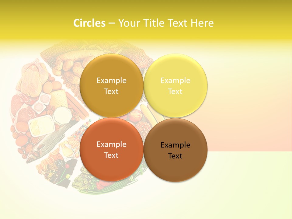 Diet Balance Round PowerPoint Template