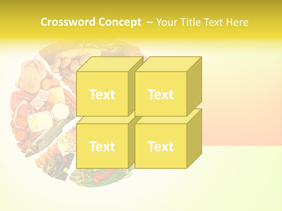 Diet Balance Round PowerPoint Template