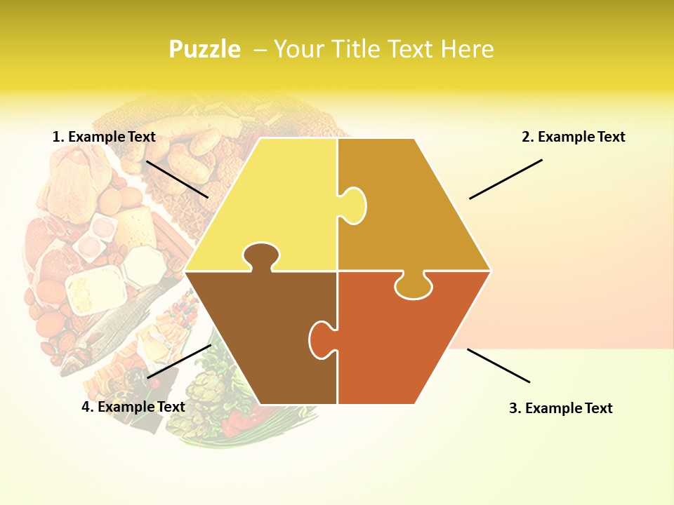 Diet Balance Round PowerPoint Template
