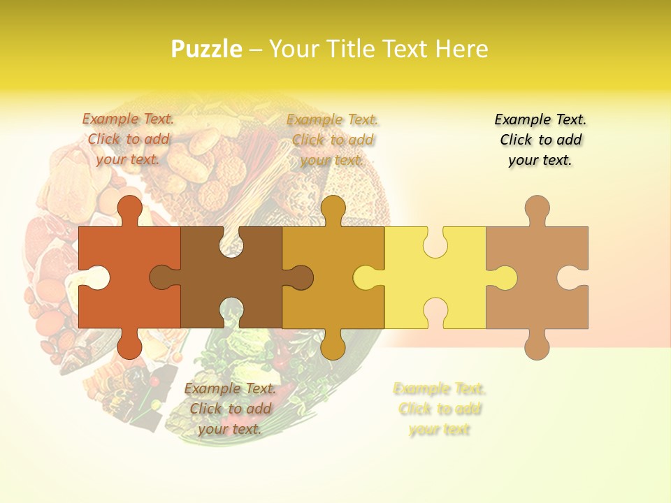 Diet Balance Round PowerPoint Template
