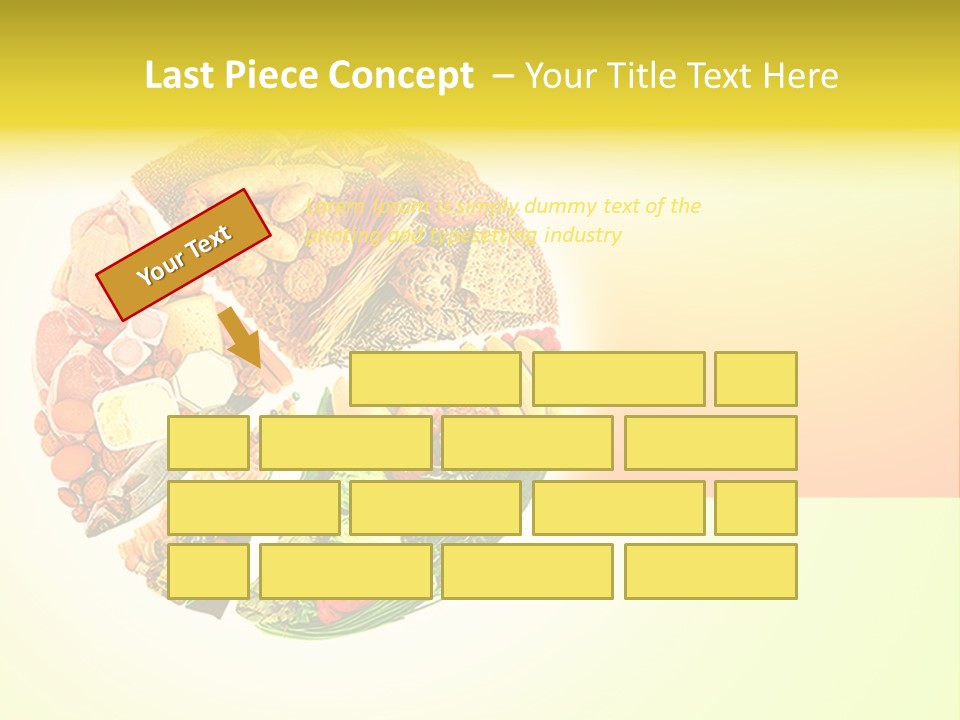 Diet Balance Round PowerPoint Template