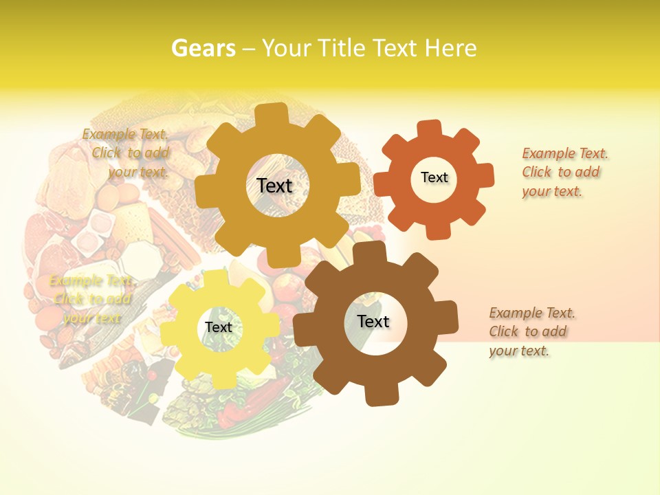 Diet Balance Round PowerPoint Template