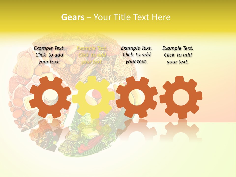 Diet Balance Round PowerPoint Template