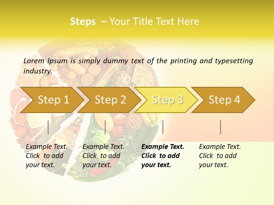 Diet Balance Round PowerPoint Template