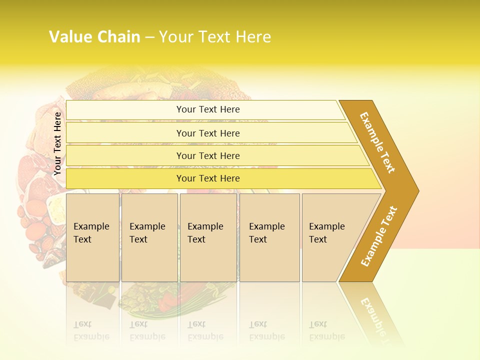 Diet Balance Round PowerPoint Template
