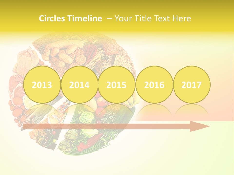 Diet Balance Round PowerPoint Template