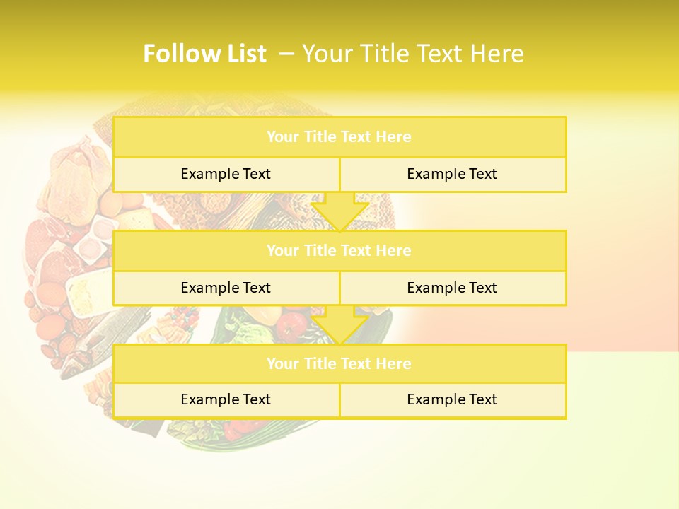 Diet Balance Round PowerPoint Template
