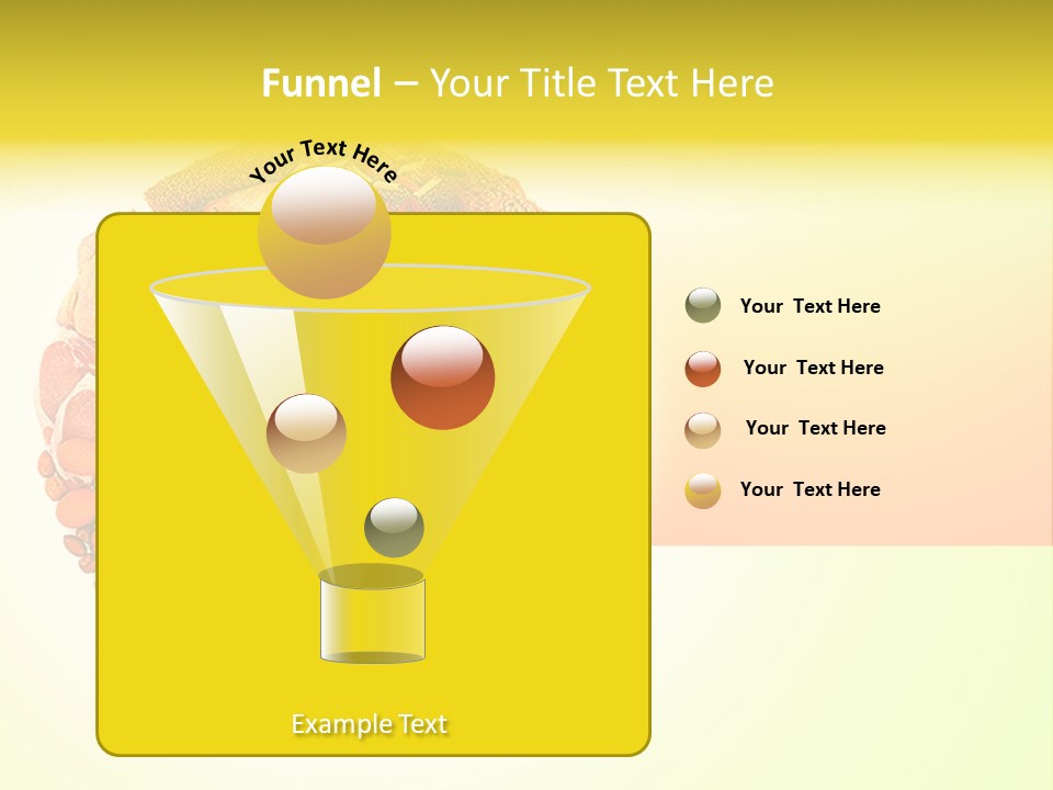 Diet Balance Round PowerPoint Template