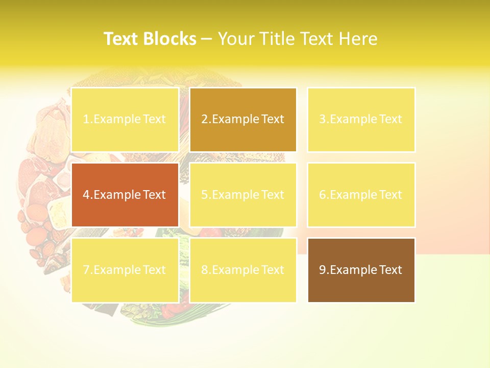 Diet Balance Round PowerPoint Template
