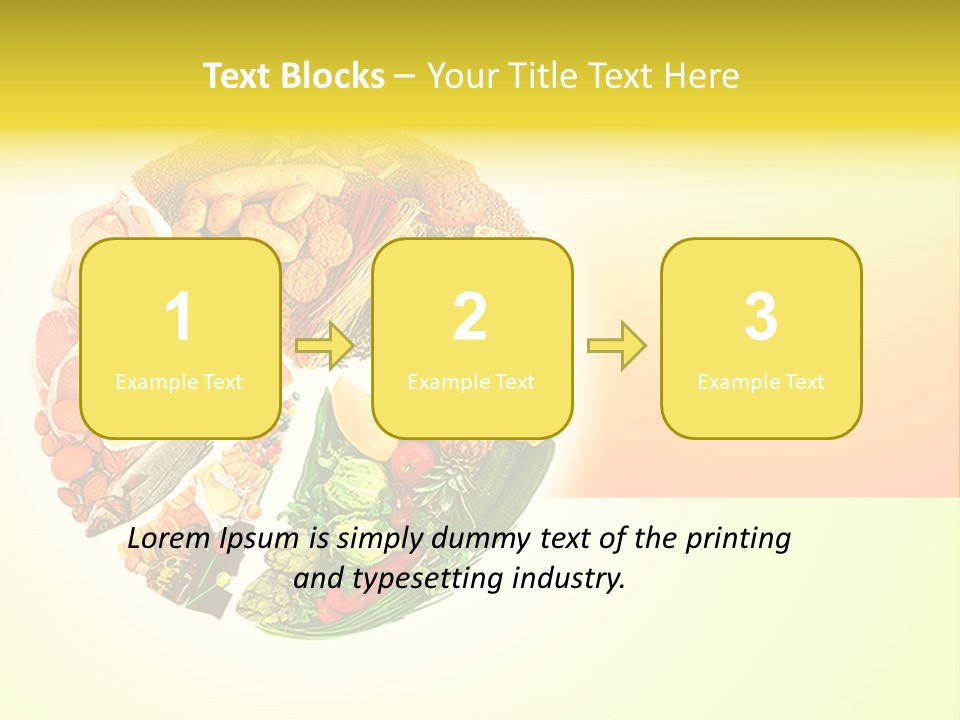 Diet Balance Round PowerPoint Template