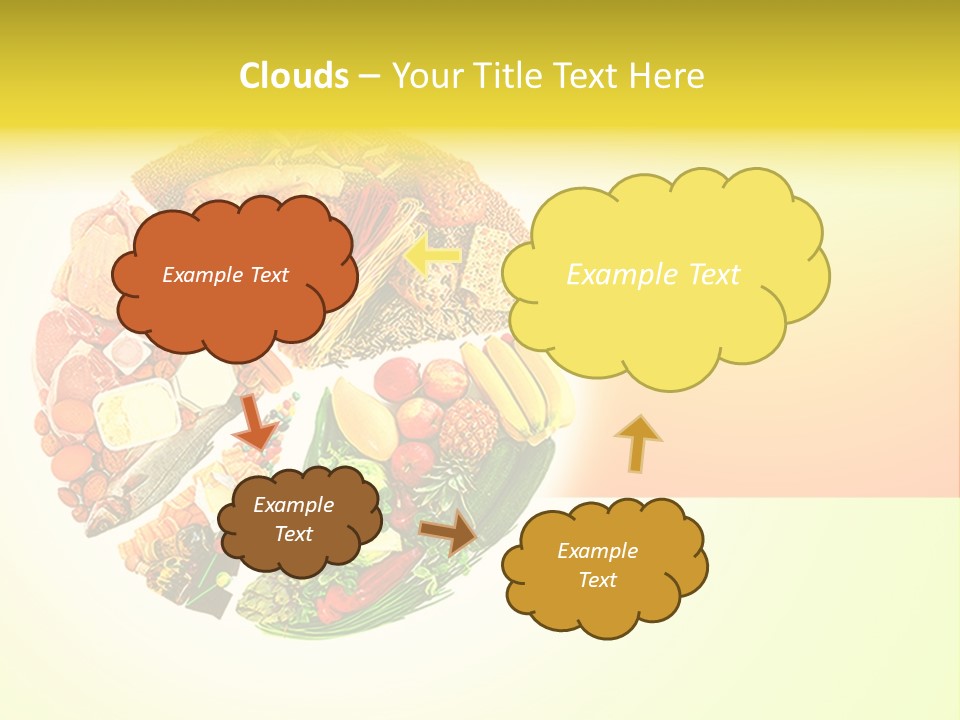 Diet Balance Round PowerPoint Template