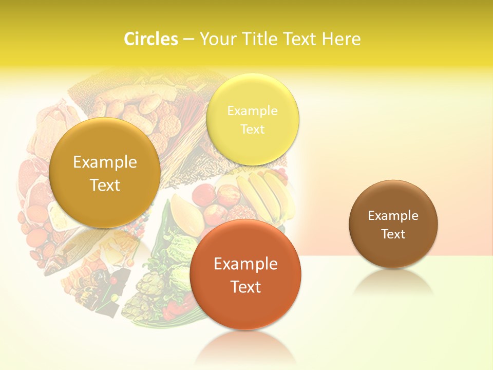 Diet Balance Round PowerPoint Template