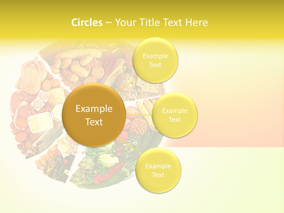 Diet Balance Round PowerPoint Template
