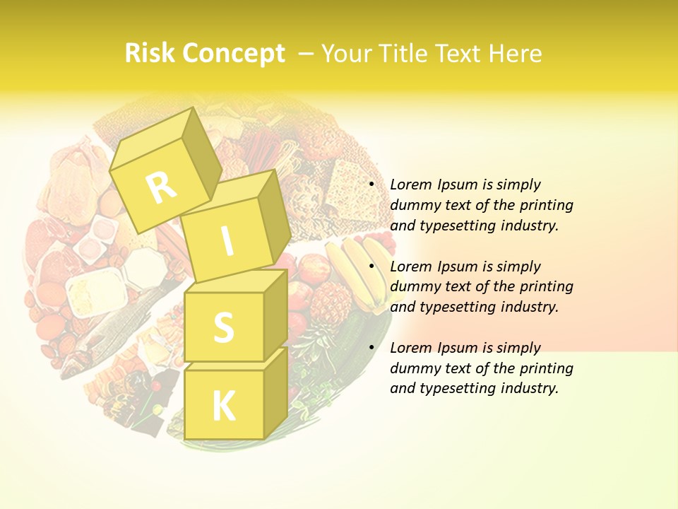 Diet Balance Round PowerPoint Template