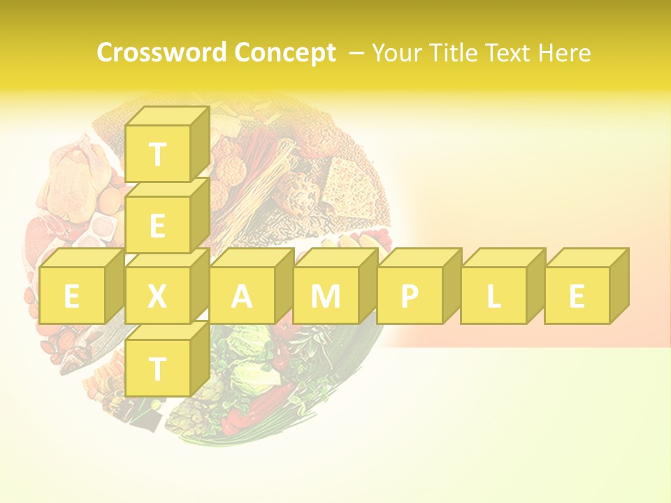 Diet Balance Round PowerPoint Template