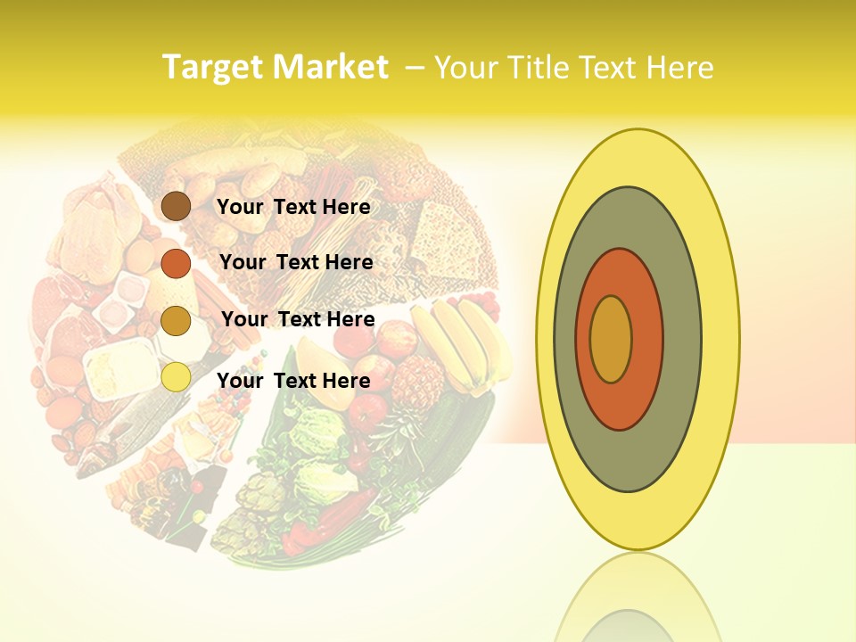 Diet Balance Round PowerPoint Template