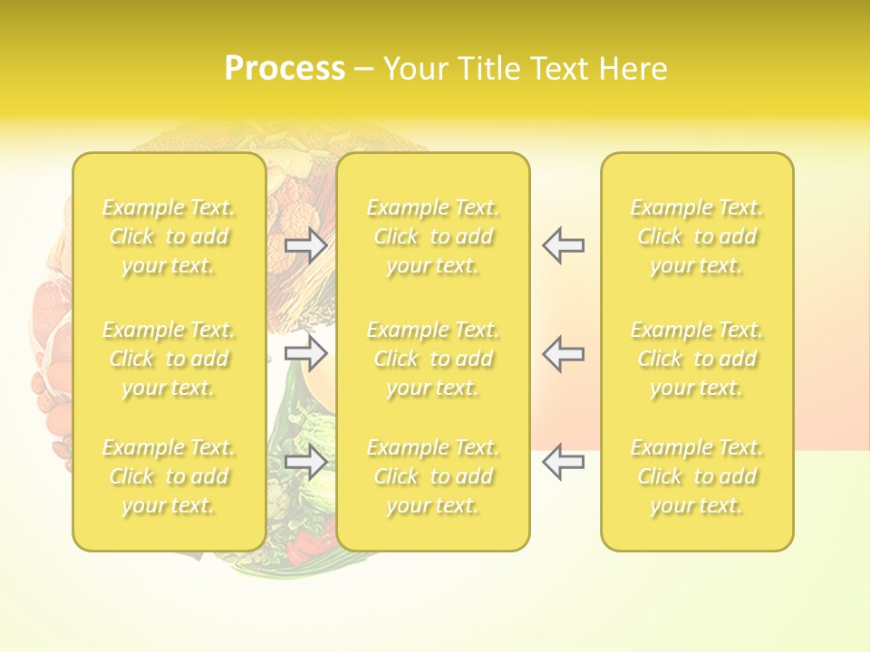 Diet Balance Round PowerPoint Template