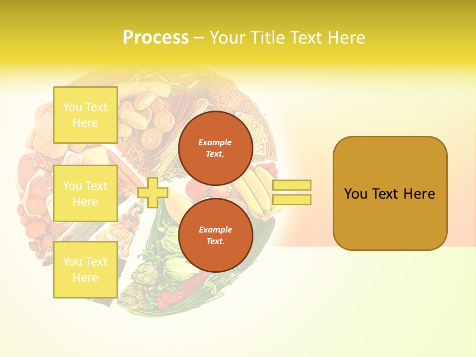 Diet Balance Round PowerPoint Template