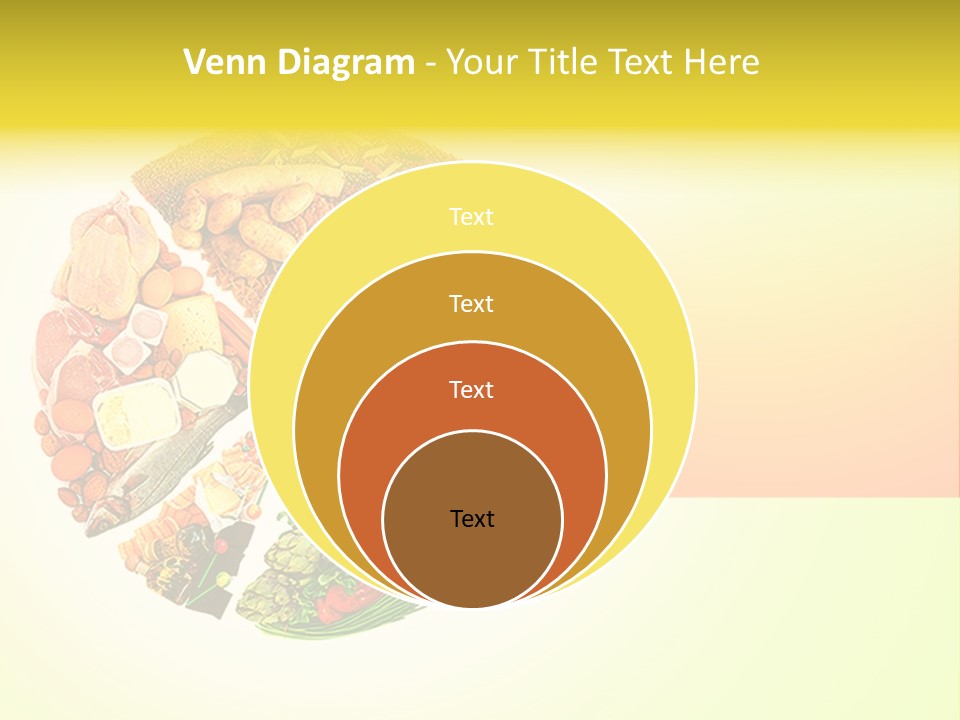 Diet Balance Round PowerPoint Template