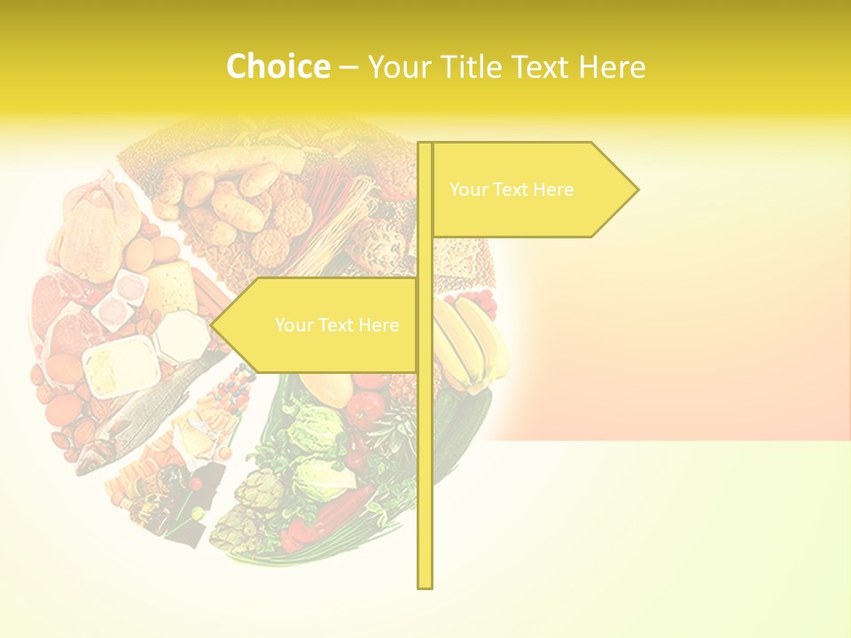 Diet Balance Round PowerPoint Template