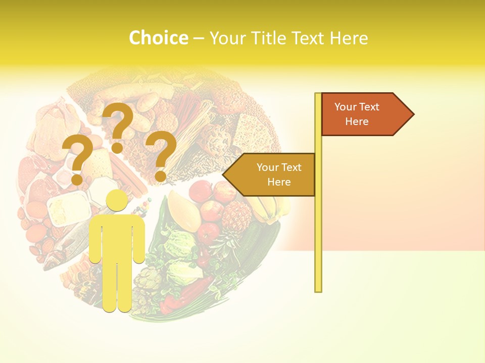 Diet Balance Round PowerPoint Template