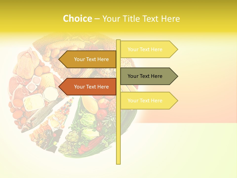 Diet Balance Round PowerPoint Template